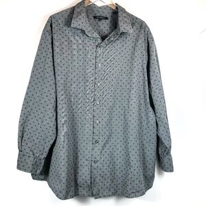 Synergy Big and Tall Button Up Gray‎ Shirt